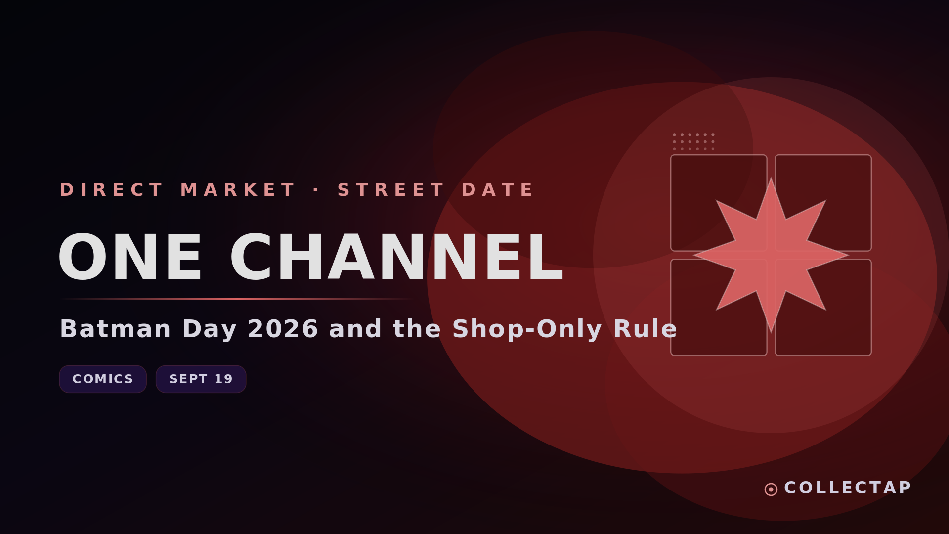 One Street Date, One Channel: The Collector's Guide to Batman Day 2026